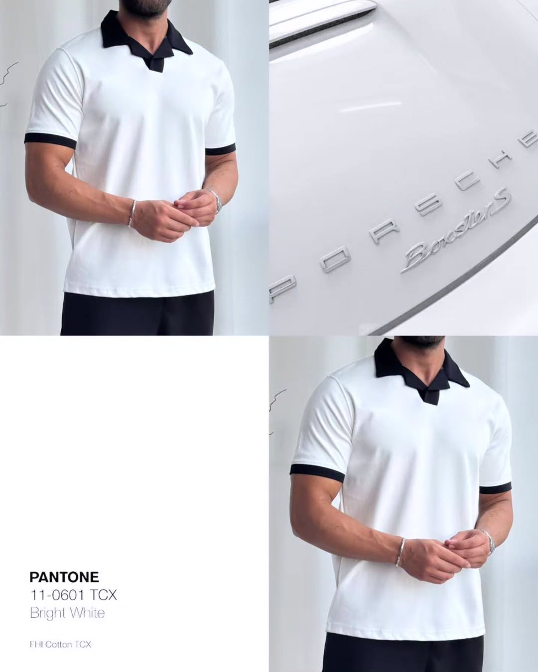 Classic white polo